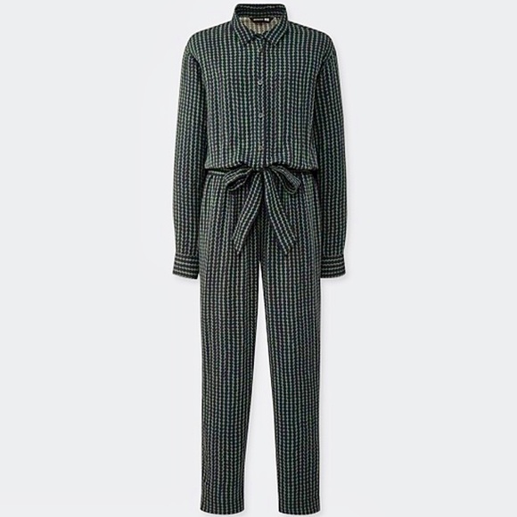 UNIQLO MARIMEKKO Rayon Polka Dot LS Jumpsuit NWT - Picture 7 of 8